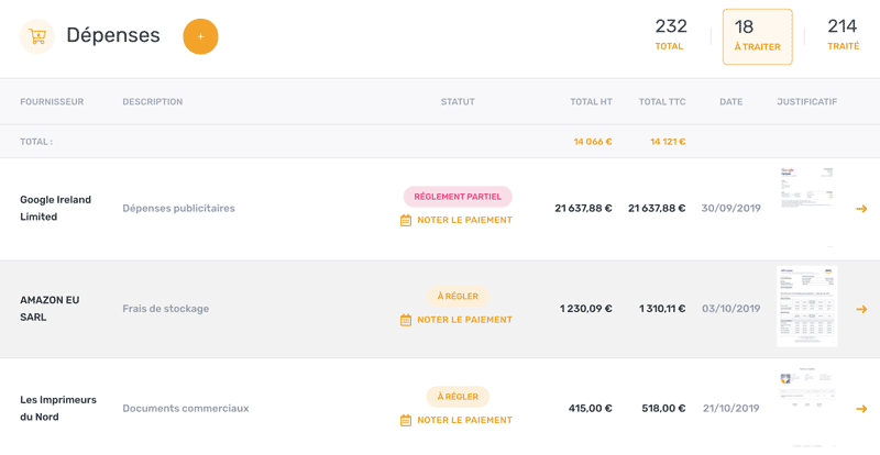Plus besoin de saisir à la main et une par une l'ensemble de vos pièces. Numérisez-les et la technologie OCR Silex se charge du reste !